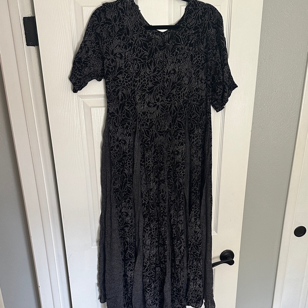 Vintage Panel Maxi Dress